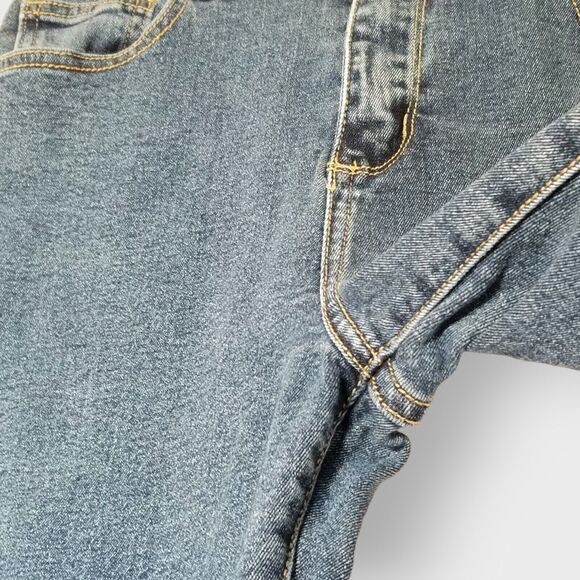 Cotton On Womens Mom Jeans Size 6 High Rise 90s Dark Wash Stretch Tapered Leg - Picture 5 of 9